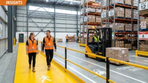Read more about the article Warehouse Traffic Management: How to Reduce Forklift and Pedestrian Risks