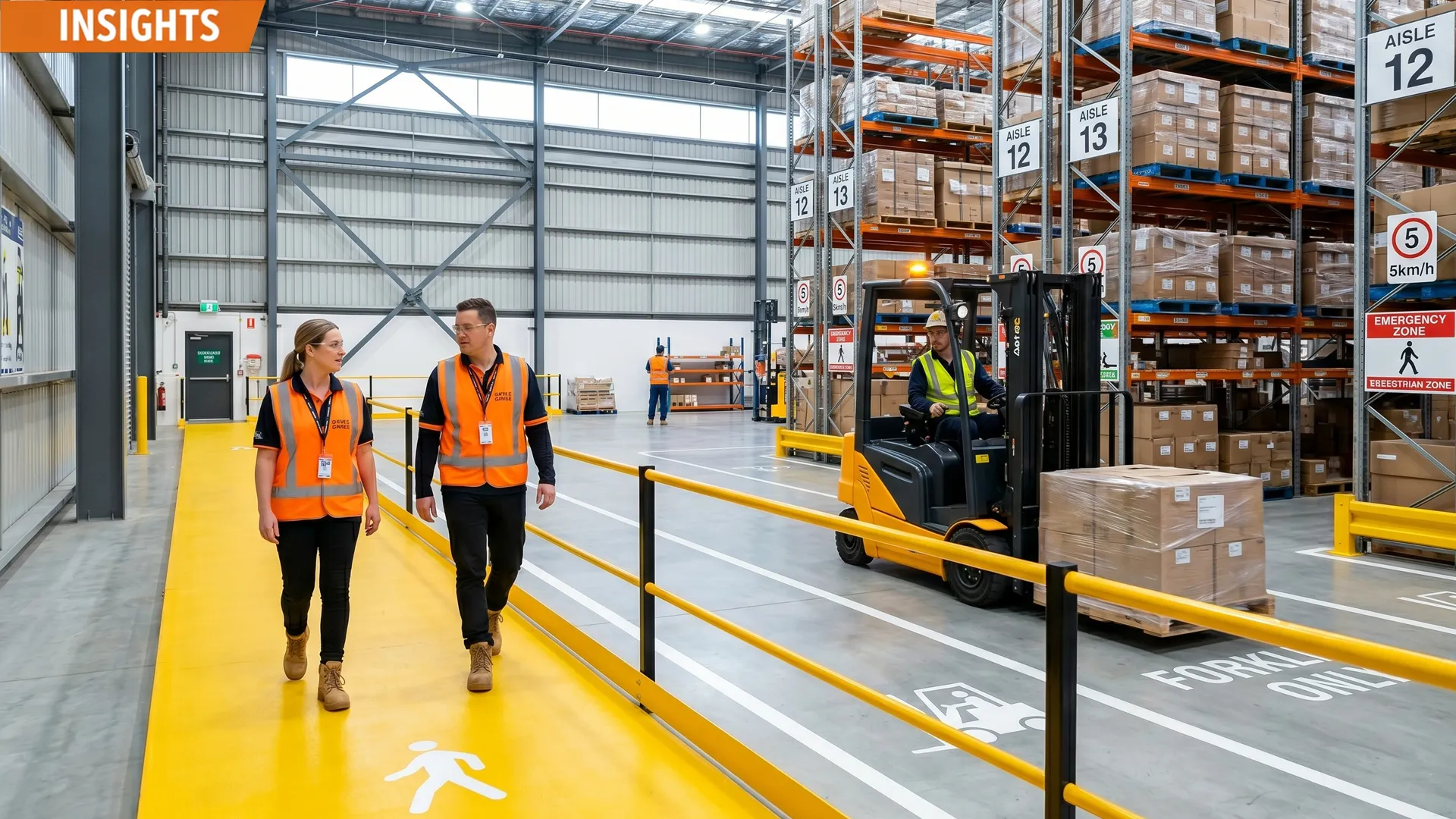 You are currently viewing Warehouse Traffic Management: How to Reduce Forklift and Pedestrian Risks