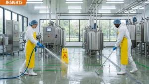 Read more about the article Wet Floors, Washdowns and Drain Areas: What Food Production Sites Should Review Early