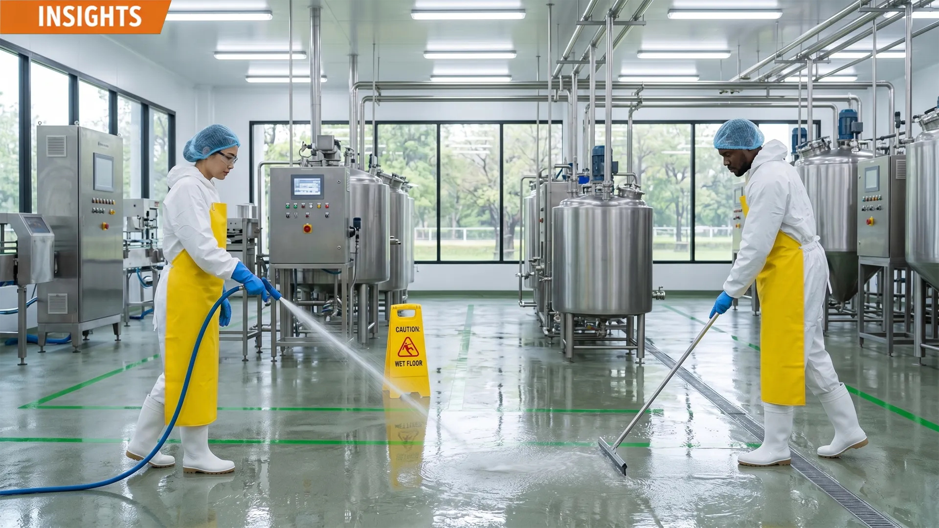 You are currently viewing Wet Floors, Washdowns and Drain Areas: What Food Production Sites Should Review Early