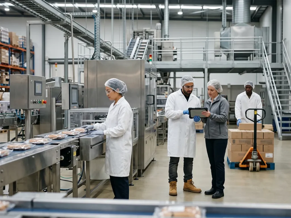 Practical labour hire partnership in a controlled food manufacturing environment.